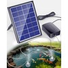 Biling Solar Aerator for Pond with 2200 mAh Battery Backup,