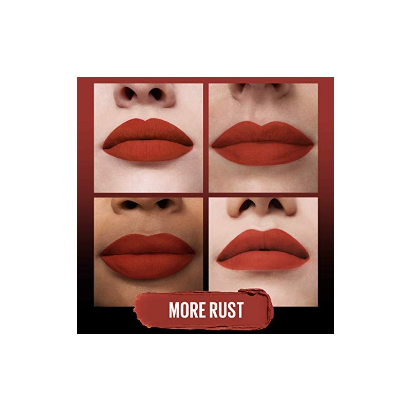 Maybelline New York Color Sensational Ultimatte Matte Lipstick, Non-Drying, Intense