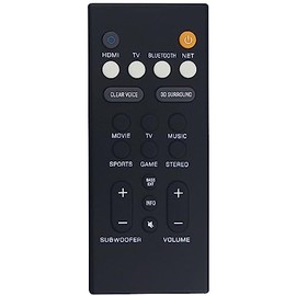 VCQ9140 Remote Control Replacement for Yamaha Soundbar YAS-109 YAS-209 ATS-1090 ATS-2090 YAS109 YAS209 ATS1090 ATS2090