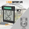 Raddy WT-1 Outdoor Window Thermometer, IP44 Waterproof Indoor Outdoor Temperature