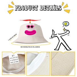 SIEBOLD SIEBOLD Lustige mützen,Propeller mütze,Hut mit Propeller,Helikopter Cap,Fasching hut,für Erwachsene und Kinder für Karneval Partykostüm Requisiten Partygeschenk