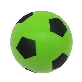 alldoro 63104 20cm 153g Green Football Foam Ball for Ages 18 Months and Up Indoor Outdoor
