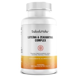 Luteína Zeaxantina Complejo Vitaminas Zinc Cobre Zanahoria 200 Cápsulas Suplemento Que Ayuda Mantener Salud Visual