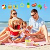 Wooden Summer Ornaments for Tree 27 PCS,9 Styles DIY Unfinished