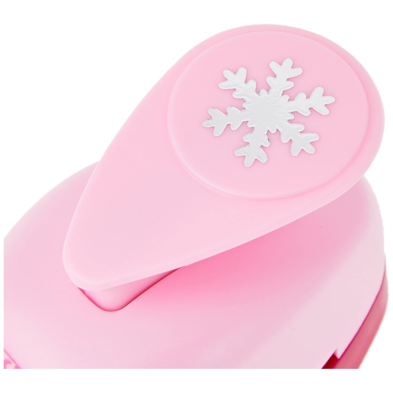 efco 1790059 Punch S, Snowflake Motif Punch, Core: Metal, Pink,