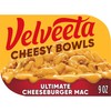 Velveeta Cheesy Bowls Ultimate Cheeseburger Mac Microwave Meal, 9 oz