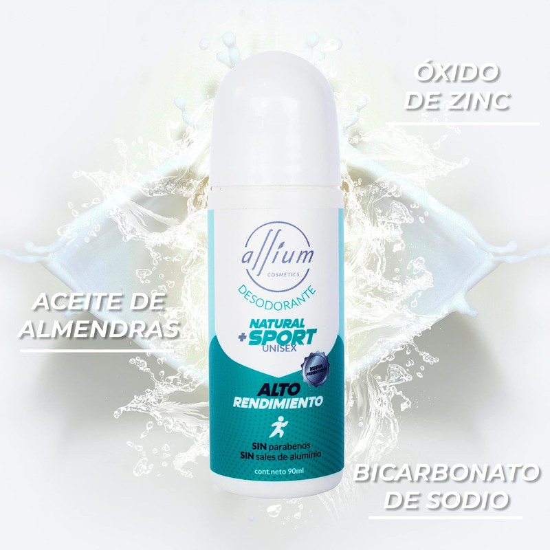 DESODORANTE NATURAL CON ÓXIDO DE ZINC/RICINOLEATO DE ZINC/ACEITE DE ALMENDRAS/BICARBONATO