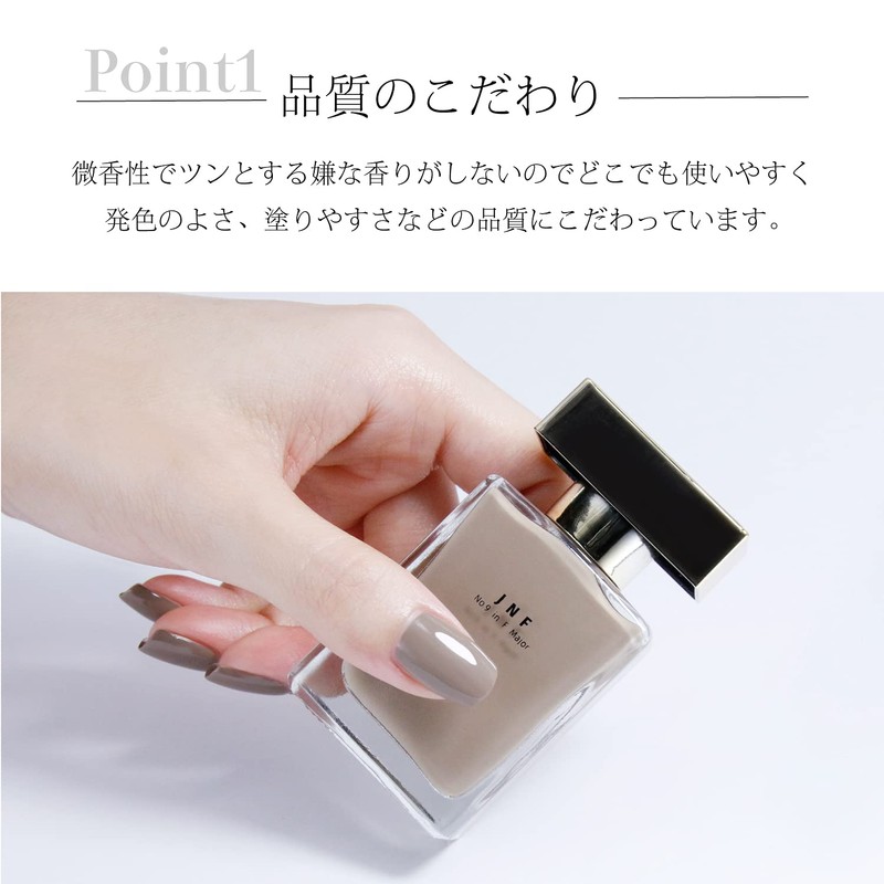 JNF Glazed Fragrance Nail Topcoat Base Manicure Quick Dry Flimsy