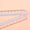 4 PCS Folding Rulers, 30cm Foldable Ruler 15cm Clear Rulers