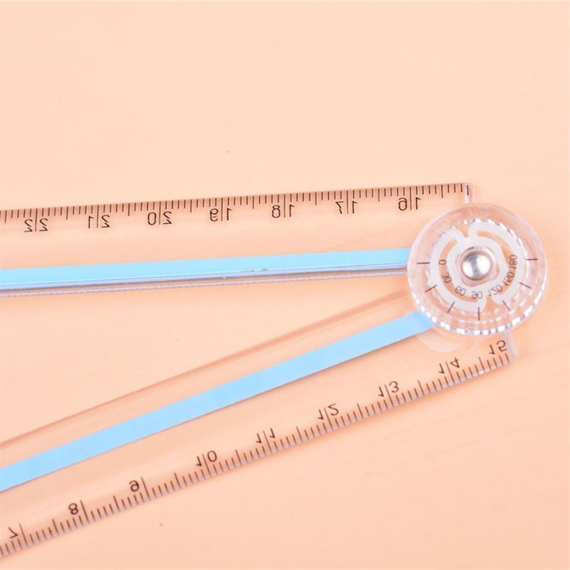 4 PCS Folding Rulers, 30cm Foldable Ruler 15cm Clear Rulers