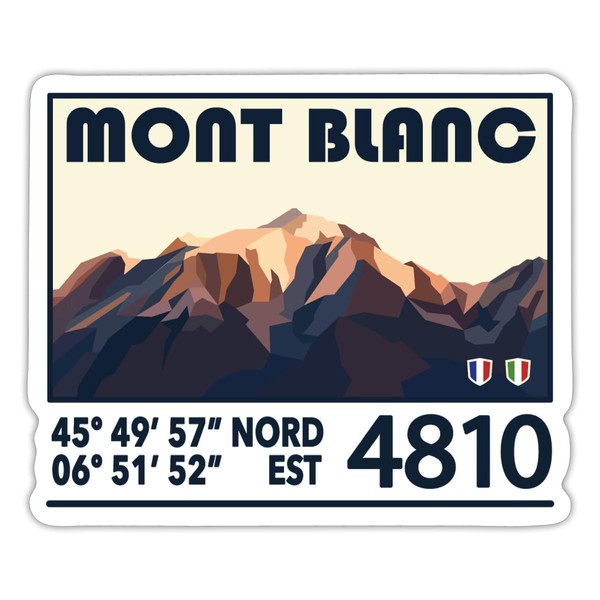 Spreadshirt Mont Blanc 10 x 10 cm 10 x 10