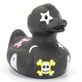 Bud Ducks Punk Goth Emo Black Rubber Ducky Large - Jeep Ducking - FAST US Shipper