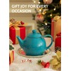 Sweese Teapot, Porcelain Tea Pot with Stainless Steel Infuser, Blooming