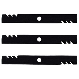 RAParts Three (3) New Aftermarket Mulching Mower Blades Fits Kubota K5647-34340 K5668-97530 K5647-97530