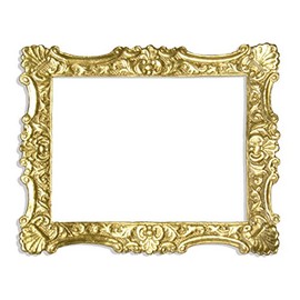 Kunze Frame 8 x 10 cm Set of 2 Embossed Paper, Kaschiertes, Gold, 8 x 17 x 0.05 cm