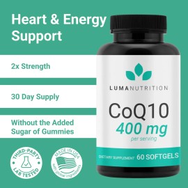 Coq10 - Cápsulas Líquidas De 200 Mg Coq10 200 Mg Cápsulas