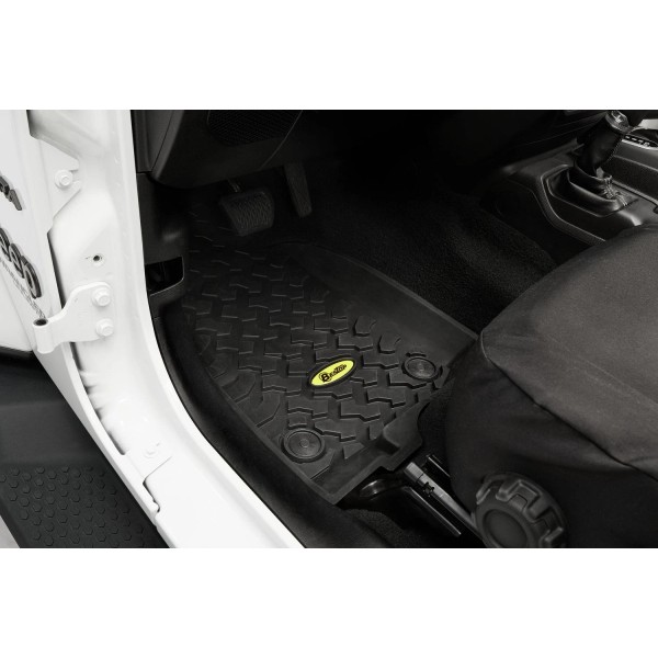 Bestop 51514-01 All-Weather Floor Mats Custom Fit Non-Slip Easy Clean