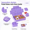 45 oz Leakproof Bento Lunch Box for Adults, Microwave Safe