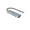 D Dicota USB-C 4-in-1 High-Speed Hub 10 Gbit/s Silver