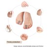Golbylicc Bunion Toe Separators for Overlapping Toes Women Men, Gel