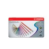 STABILO CarbOthello Pastel Chalk Pens, 24 Metal Cases, 1 Pack,