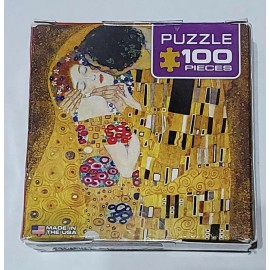 Eurographics Gustav Klimt The Kiss 100 Piece Mini Puzzle 7" x 9"