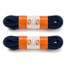 OrthoStep Round Athletic Navy 54 inch Shoelaces 2 Pair Pack