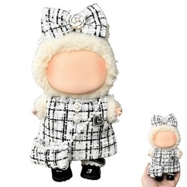 DONGFANGB Love Kigurumi Shark Costume, Compatible with Dolls, Changeable Clothes, Cute Design, Costume, Collectible Item (White)