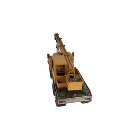 Old Modern Handicrafts Metal Crane Truck Model - Vintage Crane Model - Exotic Décor for Home & Office - 18" L x 5" W x 7.5" H