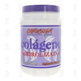 Colágeno Hidrolizado Cahuenga Polvo 500g Sin Sabor con Complejo B y Ácido Fólico