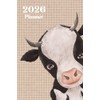Cute Cow 2026 Planner Weekly and Monthly: Minimalist Calendar Organizers,