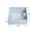 TRASEXTRA Type 86 Box Outlet Mounting Box,Recessed Electrical,86 Type Universal
