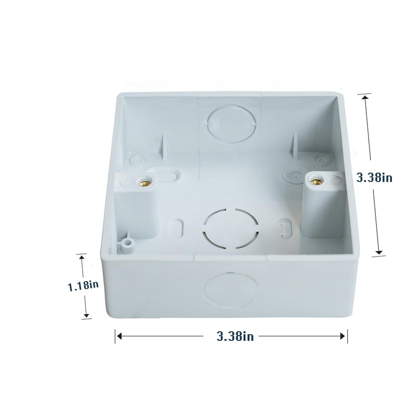 TRASEXTRA Type 86 Box Outlet Mounting Box,Recessed Electrical,86 Type Universal