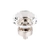 Top Knobs TK128BSN Crystal Collection 1-1/8" Clear Octagon Crystal Knob