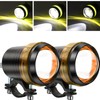 Xuzimaoyi Motorcycle Fog Lamp, LED Strobe, Steady On, Two Modes,