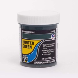 Woodland Scenics WOOCW4532 Water Undercoat, Hunter Green