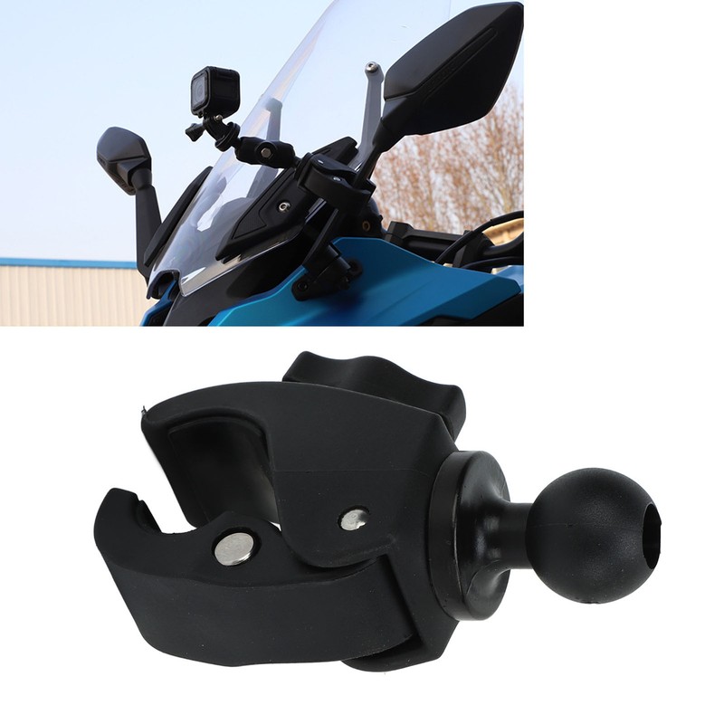 Motorcycle Handlebar Mount 25mm Ball Head 360 Degree Rotation Nylon