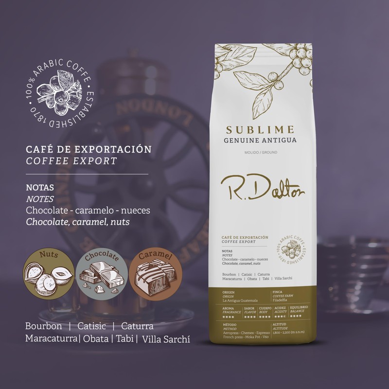 R. Dalton Coffee Sublime Genuine Antigua Ground Coffee - Medium