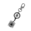 Pool Cue Tip Repair Tool with Retractable Key Ring Billiard