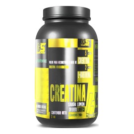 Creatina Monohidratada 1kg 200 Servicios Hiper Sport Hs Bote Limón