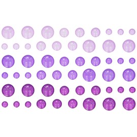 DOODLEBUG Sprinkles Self Glitter Enamel Embellishments, Lilac