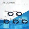 5Pcs Inductive Proximity Sensor Switch NPN 5‑30VDC Magnetic Hall Detector