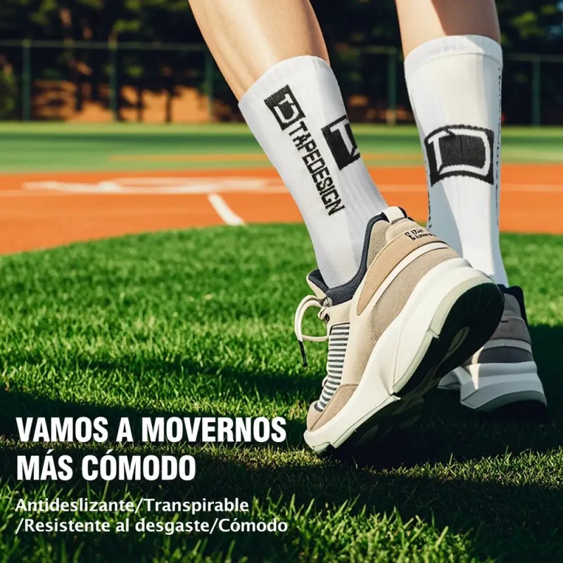 12par Calcetin Media Deportivos Fútbol Antideslizantes Talla Combinación C