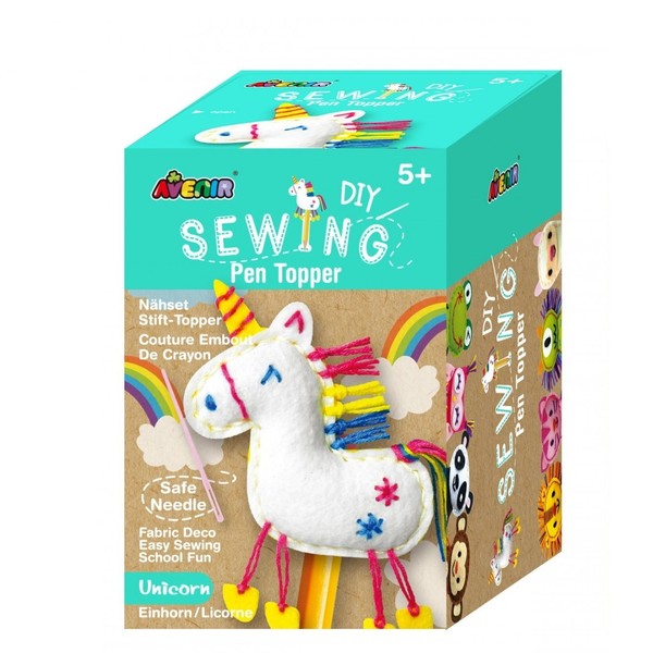 Avenirkids DIY Sewing Unicorn Pen Topper 5+, 1pc