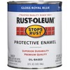 Rust-Oleum 7727502 Stops Rust Brush On Paint, Quart, Gloss Royal