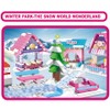 Ski Resort Building Block Set, Pink Girls Ski Field Building