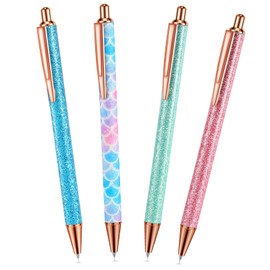 Epakh Writing Instrument Stainless Steel Weeding Pen, 4 Piece, Retractable, Air Release, Bubble Removal, DIY Craft Project, Bright Color