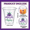 delaimastor 50 Pcs Mardi Gras Party Cups 12oz Mardis Gras