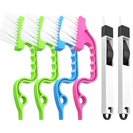 UWEME Gap Cleaning Brush Tool, 6pcs Hand-held Groove Gap Cleaning Tools