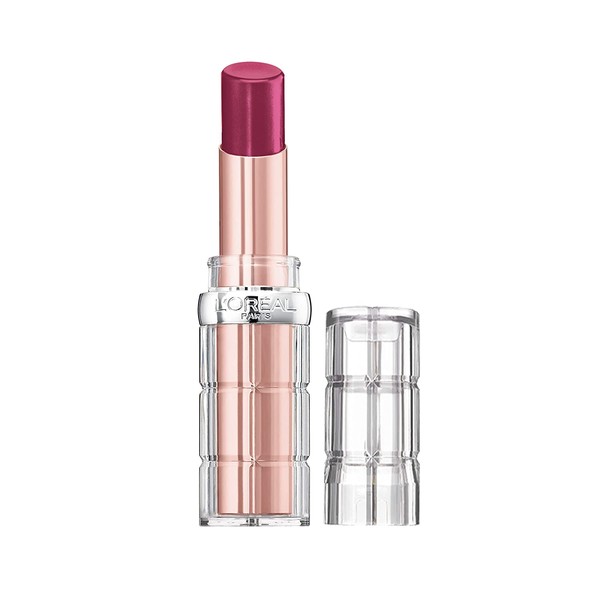 L'Oreal Paris Makeup Colour Riche Plump and Shine Lipstick, for Glossy, Radiant, Visibly Fuller Lips with an All-Day Moisturized Feel, Wild Fig Plump, 0.1 oz.
